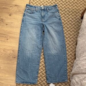 Curvy perfect vintage wide leg Madewell jean